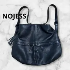 NOJESS ノジェス　2way レザーリュック　ショルダー　バッグ　ブラック