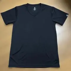 le coq sportif M Vネック Tシャツ ブラック