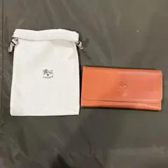 【新品 未使用】イルビゾンテ 長財布 ヤケヌメ