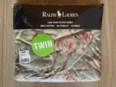 未使用　RALPH LAUREN ツイン　フィッテッドシーツ　花柄