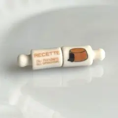 新品　フランス　フェーブ　MasterChef めん棒　レシピ入り　②