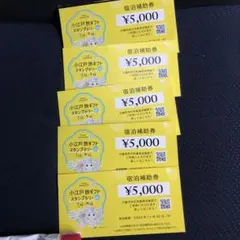 埼玉県 川越 宿泊補助券 5000円分