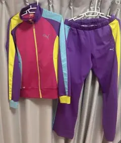 PUMA ジャージ カラフル 原宿 マルチカラー 上下セット 902469