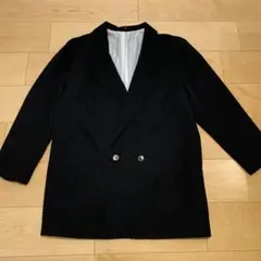 ジャケット テーラードジャケット vintage 古着 ブラック パフスリーブ