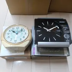 シチズン セイコー メロディ 目覚まし時計 セット レア 動作確認済み 元箱あり