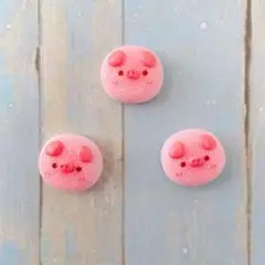 デコパーツ[1-608]　ハンドメイド かわいい 豚さん