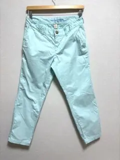 GAP チノパン 綺麗なブルー　ミントグリーン66cm