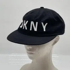 KO2976□DKNY キャップ ブラック レトロ 古着