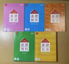 進研ゼミ　入試てよく出る基礎　5冊セット