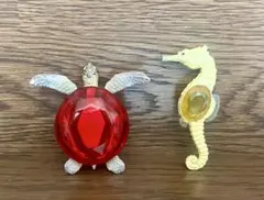 ガチャガチャ【生き物×宝石】　カメ　タツノオトシゴ