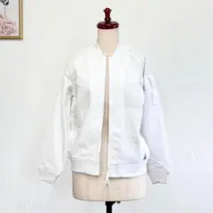 新品 CAPE HEIGHTS MA-1 XS 白 ブルゾン ボンバージャケット