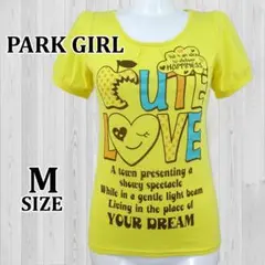 PARK GIRL イエロー Mサイズ Tシャツ