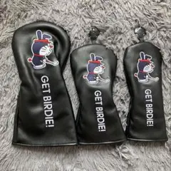 新品【3点セット】ゴルフクラブ ドラえもん ヘッドカバー GET