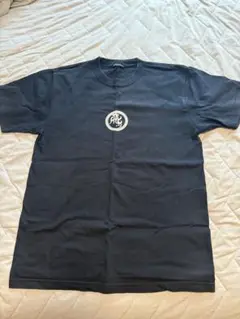 ブラックコットン Tシャツ 飛 ヴロゴ L