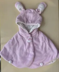 motherways うさぎ耳付きポンチョ 69-83cm
