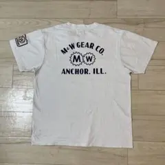 フェローズ　バックプリントTシャツ　38 ワッペン