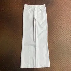 70s-80s Dickies ちびタグ フレアパンツ ベルボトム 白 珍品