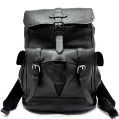 美品✨️コーチ　リュック　レザー　ブラック　バックパック　F36811 ハドソン COACH 国内発送 コーチ バッグ リュック メンズ レザー ハドソン