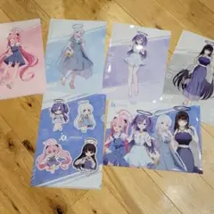 ブルーアーカイブ　クリアファイル 全6種　コンプリート　ローソン限定