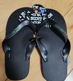 Scott Hawaii ビーチサンダル ブラック 10