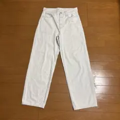 ユニクロ ストレートワイドジーンズ