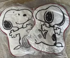 SNOOPY スヌーピー プレミアムダイカットクッション　２個セット