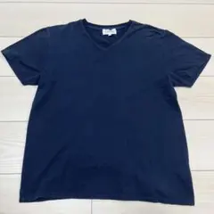 Calvin Klein ネイビー Vネック Tシャツ M