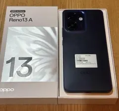 ★新品・未使用★OPPO Reno 13A ルミナスネイビー　SIMフリー