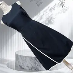 KATE SPADE SATURDAY ワンピース　巻きスカート ネイビー系