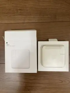 【美品】Apple 61W USB-C電源アダプタ 箱説明完備