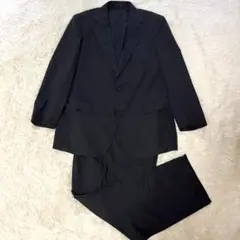 美品 リーガル スーツ 黒 ビジネス ウォッシャブル