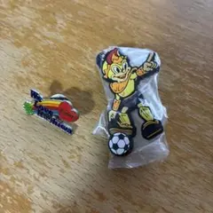 柏レイソル　ラバーマスコット　ピンバッジ