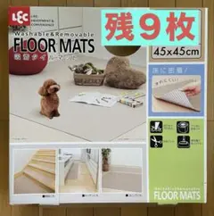 洗濯可能なジョイントマット 残９枚 45x45cm
