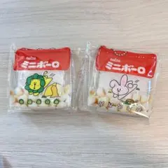ミニボーロ　クリアスクエアポーチ　2点セット