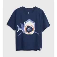 【新品未使用】12〜18Ｍ GAP サメTシャツ　3DグラフィックTシャツ