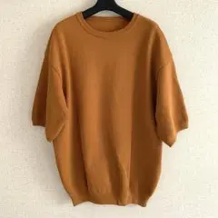 【美品】 crepuscule ショートスリーブニット 鹿の子