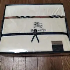 新品未使用Burberrysバーバリーボア シーツ140x240コットン100%