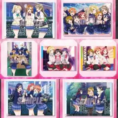 ラブライブ　くじ引き堂　C賞　クリアポスター　セット①
