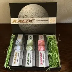 新品未使用　KAEDE ゴルフボール　9球（ホワイト・グリーン・ピンク）３箱