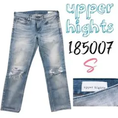 upper hights アッパーハイツ ユーズドクラッシュデニム ダメージ加工