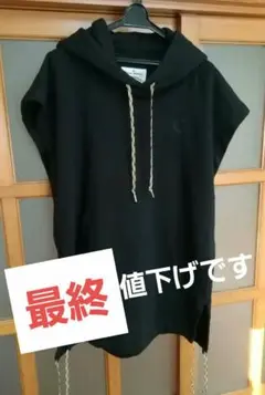 ノースリーブ ロングスウェット チュニック ANGLOMANIA