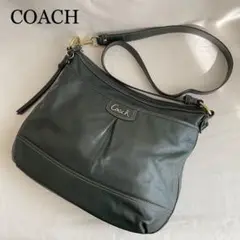 【美品】COACH コーチ 2wayショルダーバッグ 肩掛けu0026斜め掛け A4可