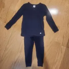 【超美品】PETIT BATEAU ネイビー パジャマ 5歳110cm