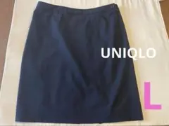 UNIQLO リクルートスカート　ウエスト70㎝ Lサイズ相当　黒色