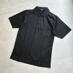 良品◆GOOD MX FEEL 機能性ドライ 半袖ポロシャツ〔M〕速乾性 黒色