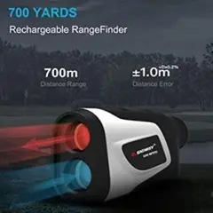 ⭐️ゴルフ距離計⭐️ スロープ付き Type-C充電付きレンジファインダー、旗