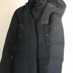 美品 ムースナックルズ ダウンコート ブラック