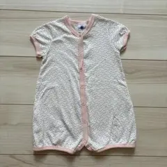 プチバトー ドット柄ロンパース 12m/76cm
