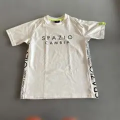 SPAZIO ホワイトラグランスリーブシャツ　150㎝
