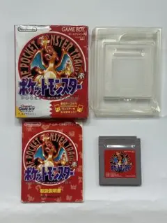 ゲームボーイ ポケットモンスター 赤　説明書付き　リザードン